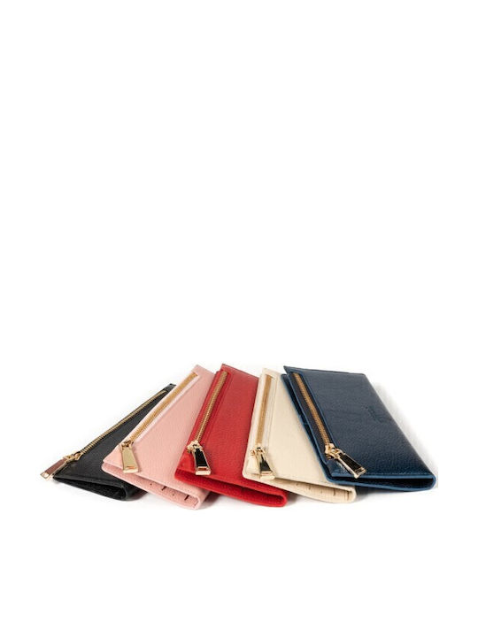 Leather Women's Wallet Classic Blue