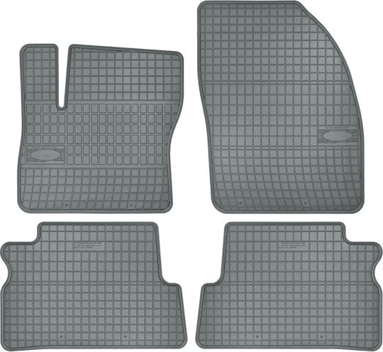 Frogum Set of Front and Rear Mats 4pcs for Ford C-Max 2003-2010 Gray