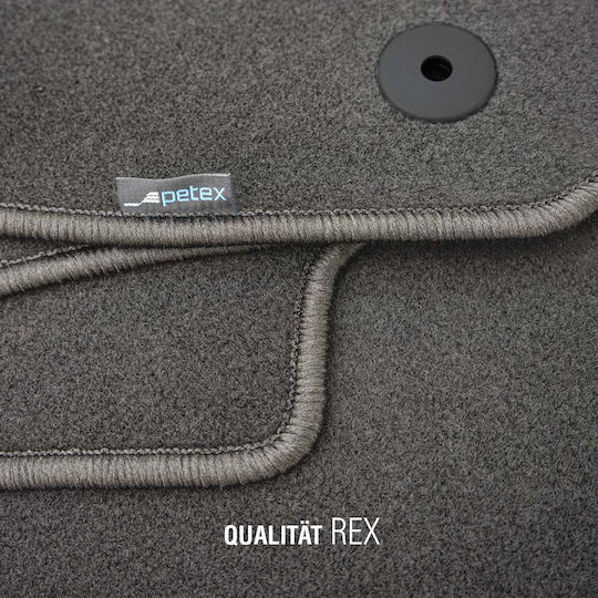 Petex Set of Front and Rear Mats 4pcs for Alfa Romeo Stelvio 2017+ Black