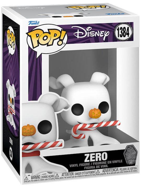 Funko Pop! Disney: Nachtmahr vor Weihnachten - Zero mit Rohrstock 1384