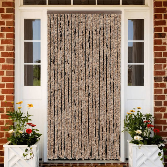 Vidaxl Insect screen Beige/ Dark Brown 90x200 H. From Senile