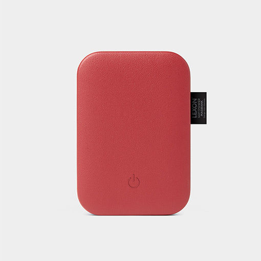 Lexon Softpower MagSafe 3000mAh 5W with USB-C Port Red