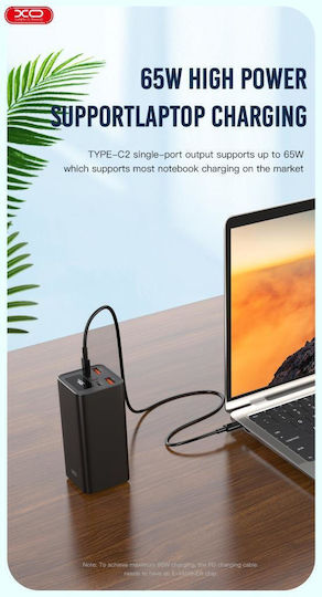 XO PB97 Power Bank 20000mAh 65W Μαύρο