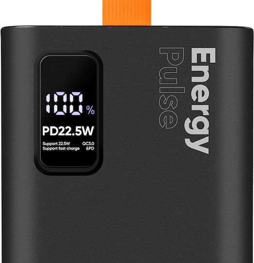 Obal:Me EnergyPulse Power Bank 50000mAh 22.5W με 2 Θύρες USB-A Μαύρο