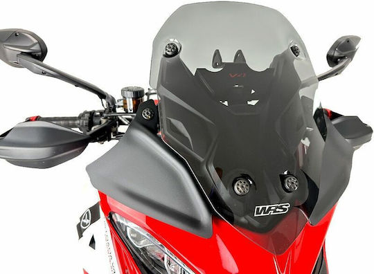 WRS Motorcycle Windshield & Windscreen Tinted Visor for Ducati Multistrada DU031NO