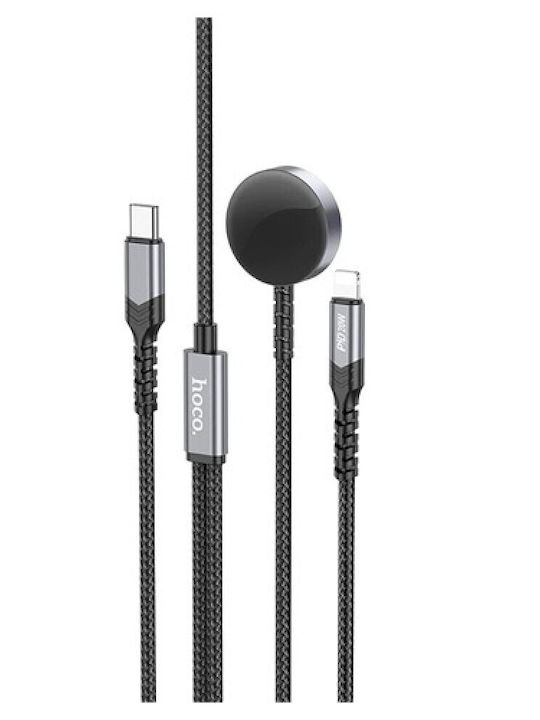 Hoco CW54 Φορτιστής για Apple Watch, iPhone Μαύρος
