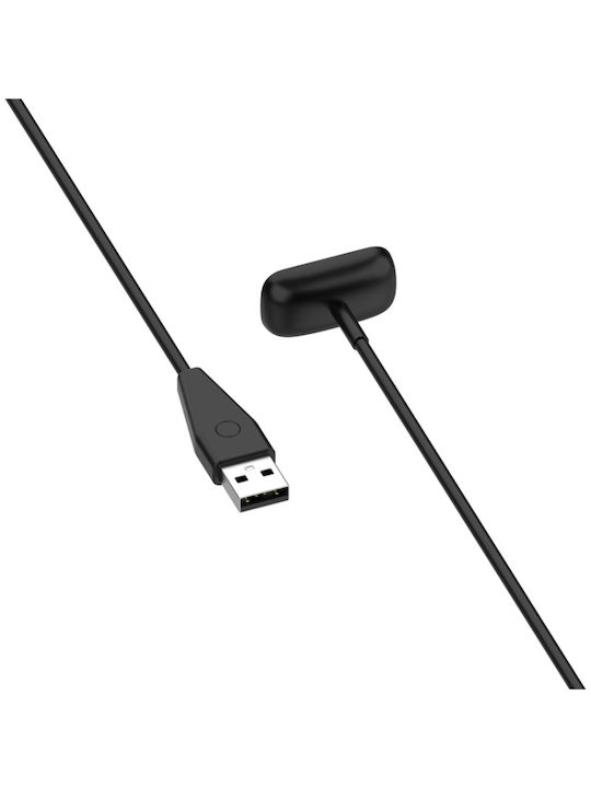 Tactical USB Charging Cable Μαύρο (Fitbit Luxe)