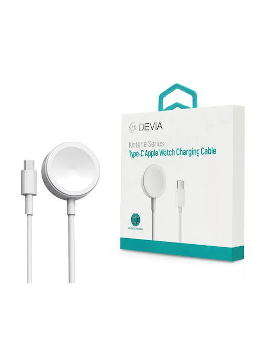 Devia EA399 Wearable Charger Apple Watch Whiteς