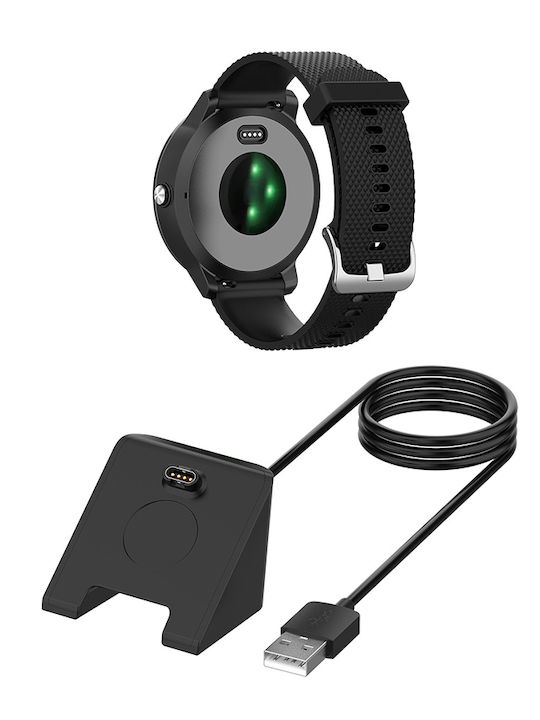Techsuit Încărcător pentru Ceas Garmin. Negrus