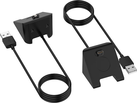 Techsuit Wearable Charger Garmin Watch. Blackς