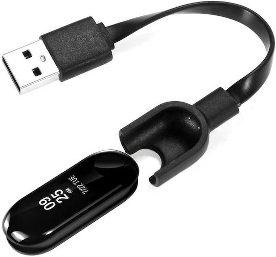 Tactical USB Charging Cable Μαύρο (Mi Band 3)