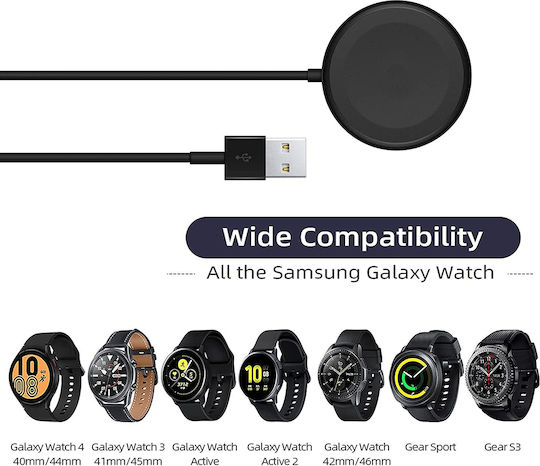Techsuit Wearable Charger Samsung Watch Blackς