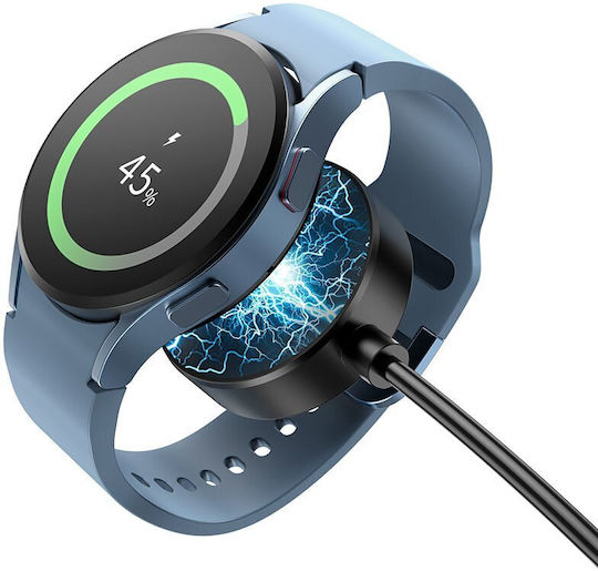 Hoco Wireless Încărcător pentru Samsung Galaxy Watch 5/4/3/2/1 Negrus