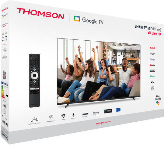 Thomson Smart Television 55" 4K UHD LED 55UG4S14 HDR (2024)
