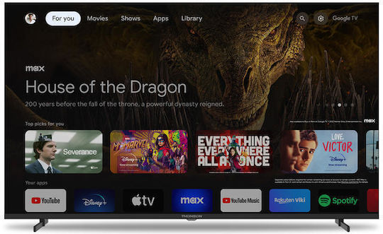 Thomson Smart Television 55" 4K UHD LED 55UG4S14 HDR (2024)