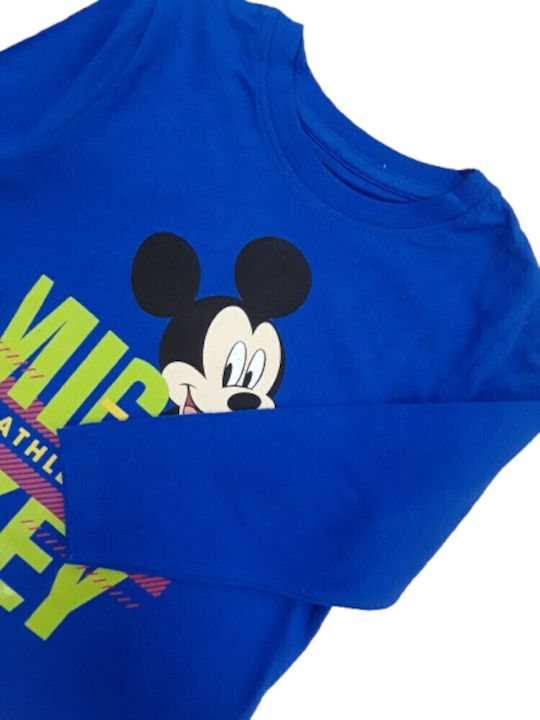 Παιδική Μπλούζα Μακρυμάνικη Blue Mickey