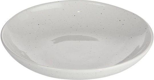 Butlers Lynn Teller Nudeln Keramik Beige mit Durchmesser 22cm