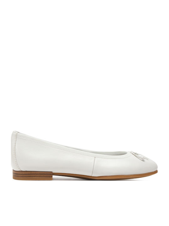 Damen Ballerinas in Weiß Farbe