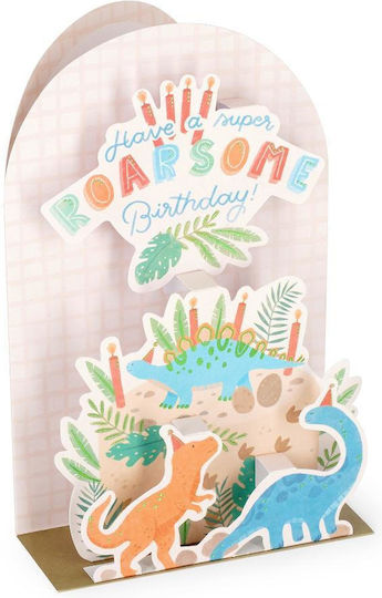 Legami Pop-up Greeting Card Birthday Dinosaurs