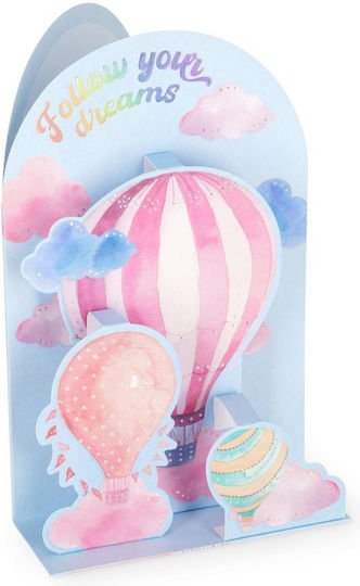 Legami Greeting Card Pop-up Air Balloon