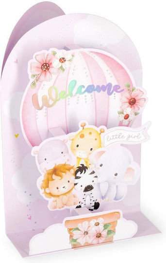 Legami Pop-up Greeting Card Baby Girl