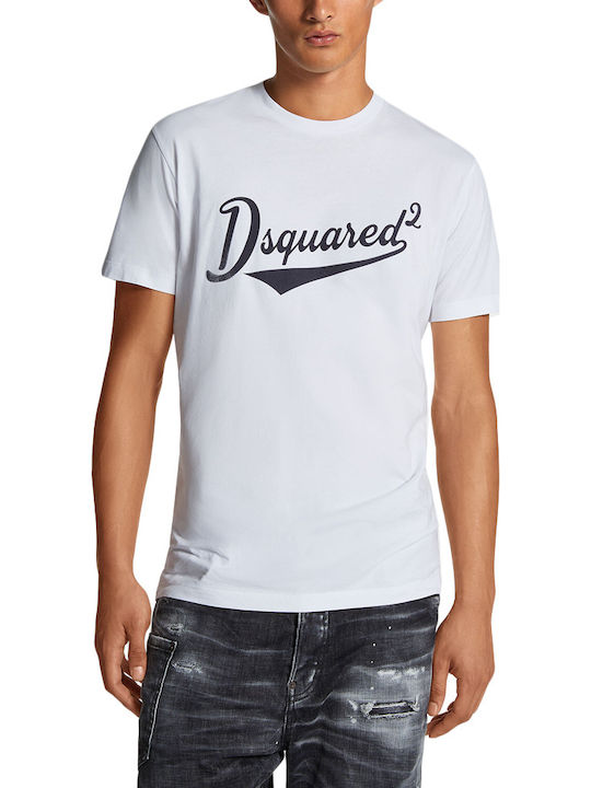Dsquared2 T-shirt γκρι-λευκό