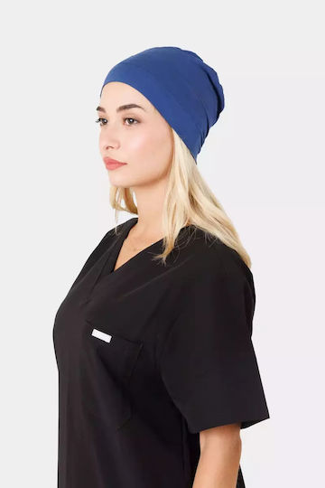 Dr. Scrub Unisex Σκουφάκι Χειρουργείου Navy Μπλε