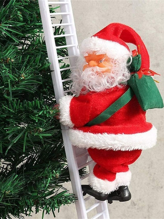 Santa Claus in Ladder Red