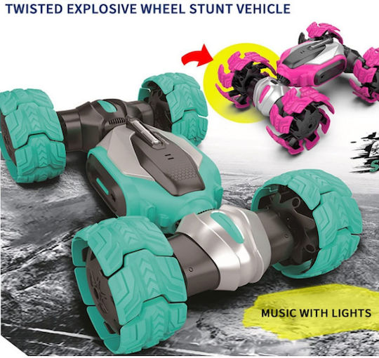 Twisted Teleghidat Mașină Stunt 4WD roz
