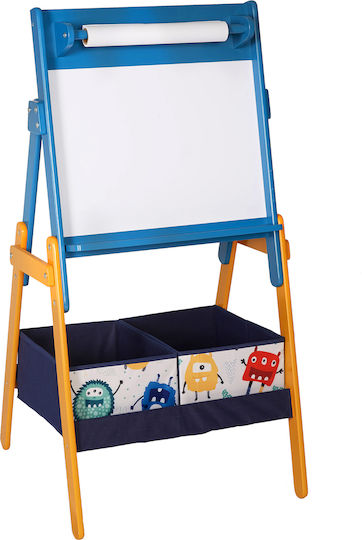 Children's Wooden Board Ginger Home Easel Magnets On Stand Learning Drawing Storage Monster