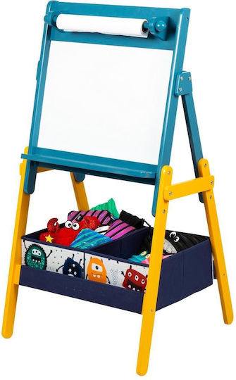 Children's Wooden Board Ginger Home Easel Magnets On Stand Learning Drawing Storage Monster