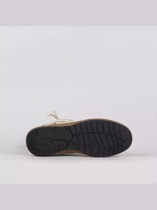 Damenstiefel Gold