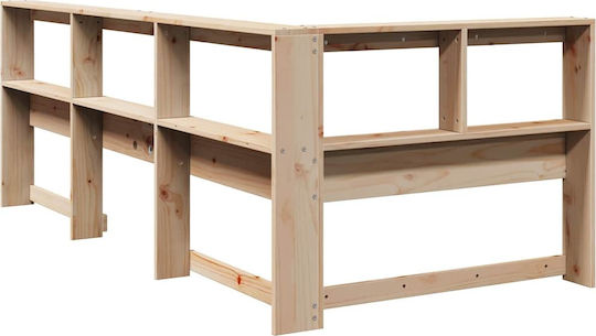vidaXL Wooden Bed Headboard Pine 80x80cm