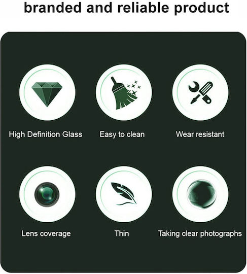 Protecție Cameră Tempered Glass Black pentru Honor Magic V3 5G