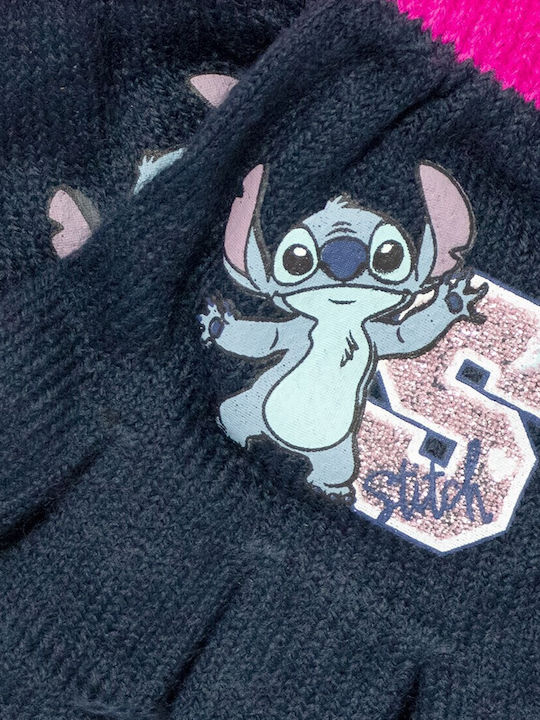 Детски ръкавици Disney Lilo & Stitch за момичета Snxxh4079 тъмносиньо