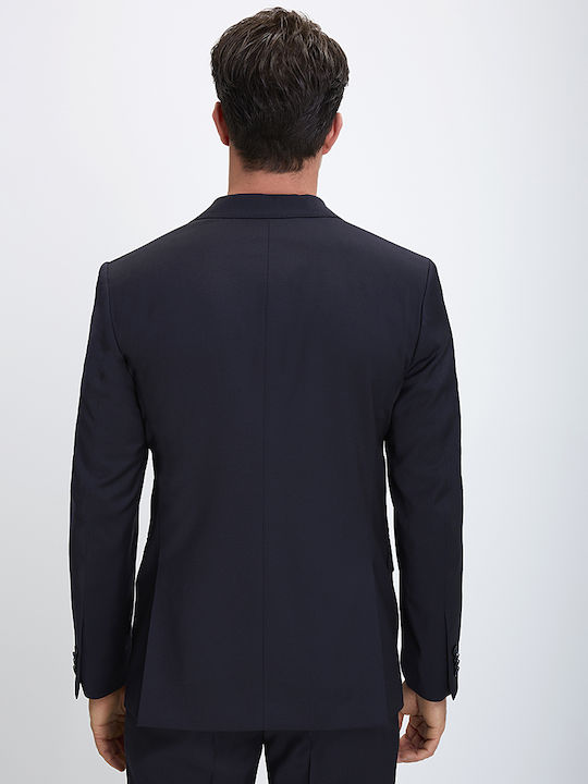 Iarna Costum Bărbați Dark Blue