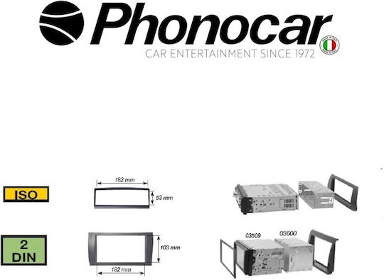 Phonocar DIN Fascia Panels 2 Din for Chevrolet Aveo / Captiva / Epica