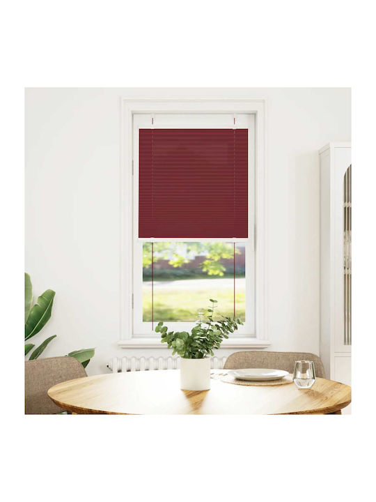 vidaXL Beschattungsrollo Stoff in Burgundisch Farbe L60xH150cm