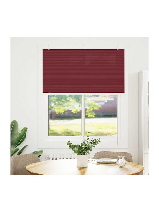 vidaXL Shade Blind Fabric in Burgundy Color L105xH100cm