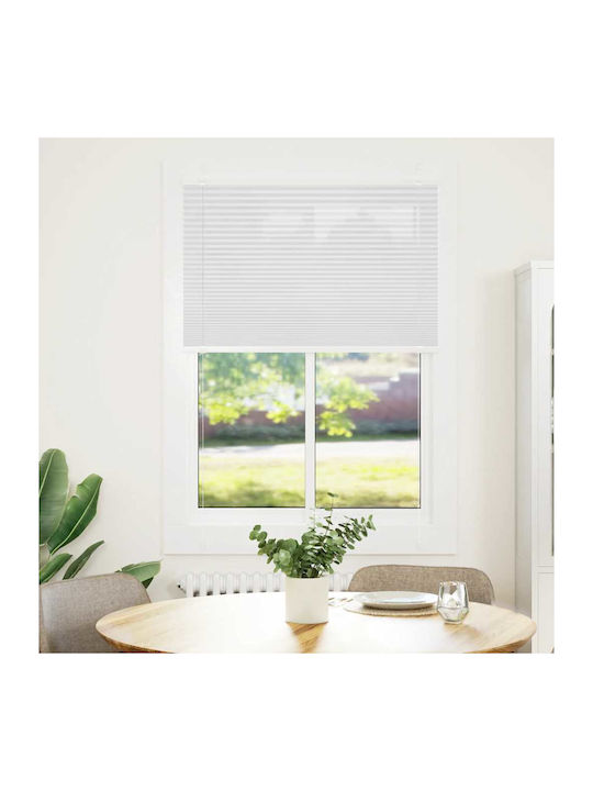 vidaXL Shade Blind Fabric in White Color L100xH100cm