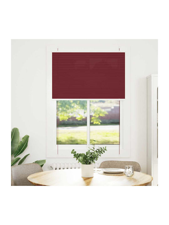 vidaXL Shade Blind Fabric in Burgundy Color L100xH150cm