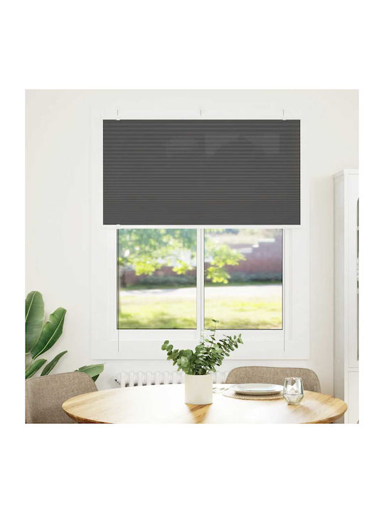 vidaXL Shade Blind Fabric in Black Color L105xH100cm