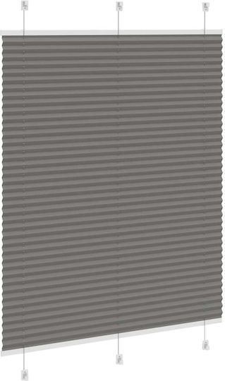 vidaXL Beschattungsrollo Stoff in Gray Farbe L105xH100cm