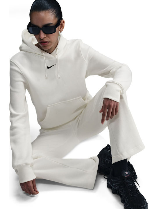 Damen Sweatshirt Kapuzen Sail / White