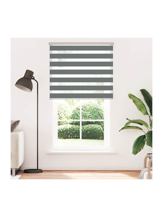 vidaXL Roller Blinds Partial Blackout Gray W135xH200cm 4014164