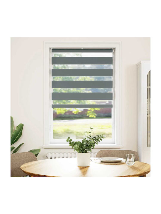 vidaXL Roller Blinds Partial Blackout Gray W75xH150cm 4014126