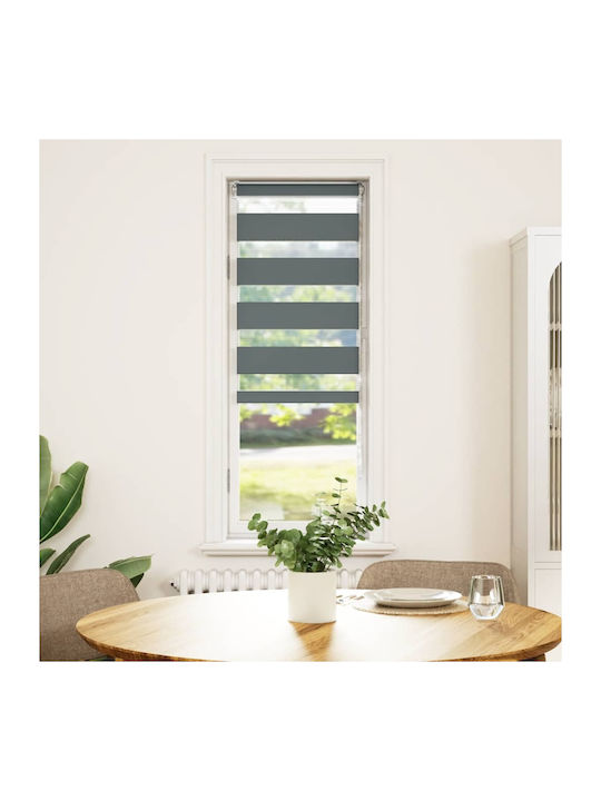 vidaXL Roller Blinds Partial Blackout Gray W50xH150cm 4014121