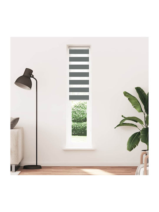 vidaXL Roller Blinds Partial Blackout Black W115xH100cm 4014212