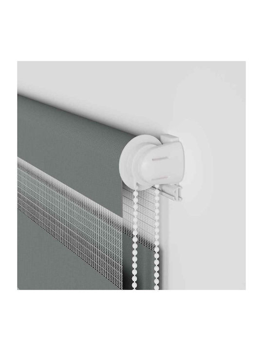 vidaXL Roller Blinds Partial Blackout Gray W120xH230cm 4014187