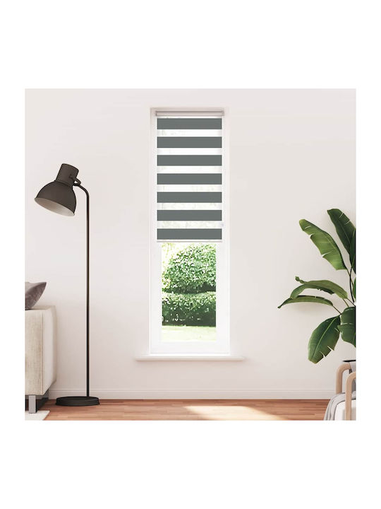 vidaXL Roller Blinds Partial Blackout Gray W60xH200cm 4014149